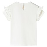 Kindershirt ecru maat 128 | 100% Katoen | 47% Korting
