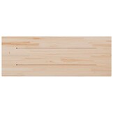 vidaXL Grenen Tafelblad 110x40x1,7 cm - Massief Hout | 64% Korting!