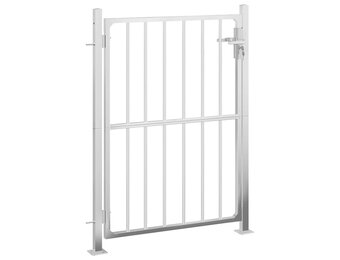 vidaXL Tuinpoort RVS - 100x125 cm | 62% Korting