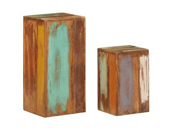 vidaXL Plantenstandaards Set - Massief Hergebruikt Hout - 37% Korting