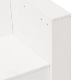 vidaXL Tuinbank Grenenhout Wit - 62% Korting