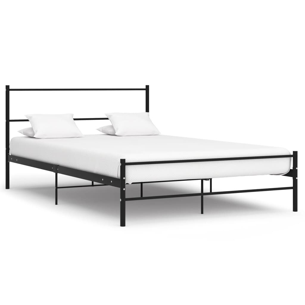 vidaXL Bedframe Metaal Zwart 120x200 | 35% Korting