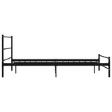 vidaXL Bedframe Metaal Zwart 120x200 | 35% Korting