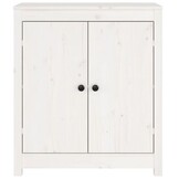 vidaXL Dressoir Grenenhout Wit - 70x35x80 cm | 55% Korting