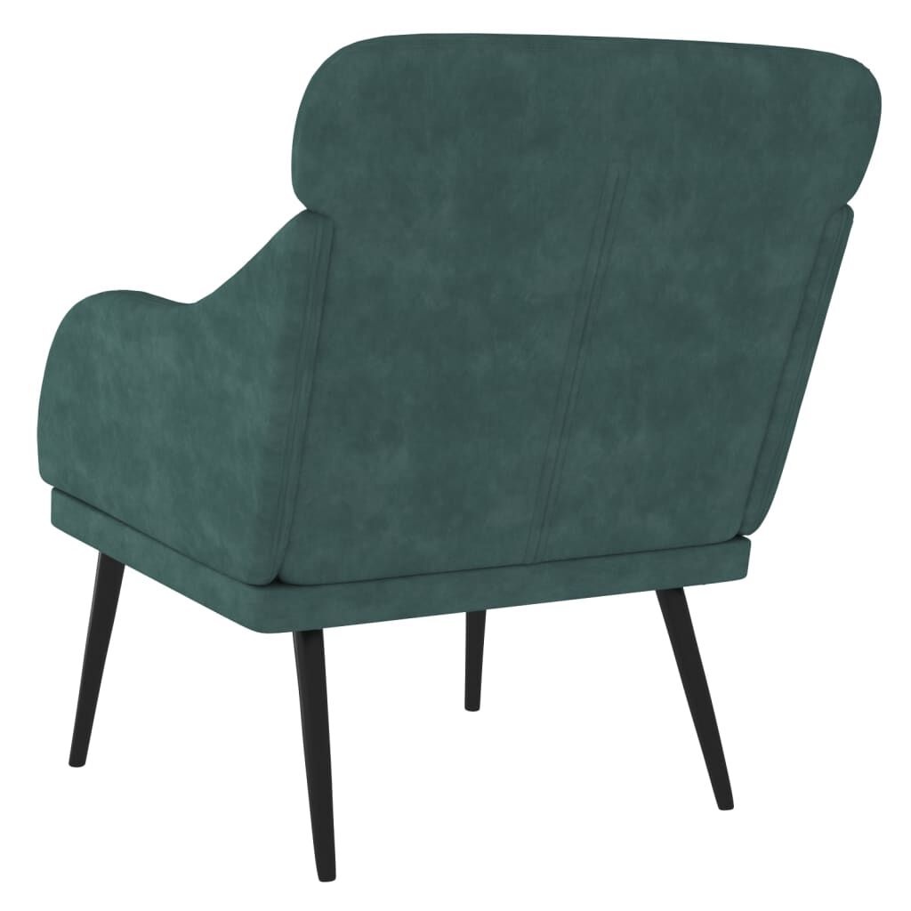 vidaXL Fauteuil fluweel donkergroen | 60% Korting