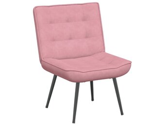 VidaXL Relaxstoel Roze Fluweel - 35% Korting