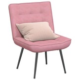 VidaXL Relaxstoel Roze Fluweel - 35% Korting