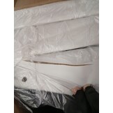 vidaXL Fauteuil Kubus Kunstleer Wit - 60% Korting