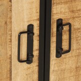 vidaXL Wastafelkast Massief Mangohout & IJzer - 55x35x60 cm - 35% Korting