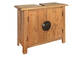 vidaXL Wastafelkast Grenenhout - 35% Korting! Uniek Stuk!