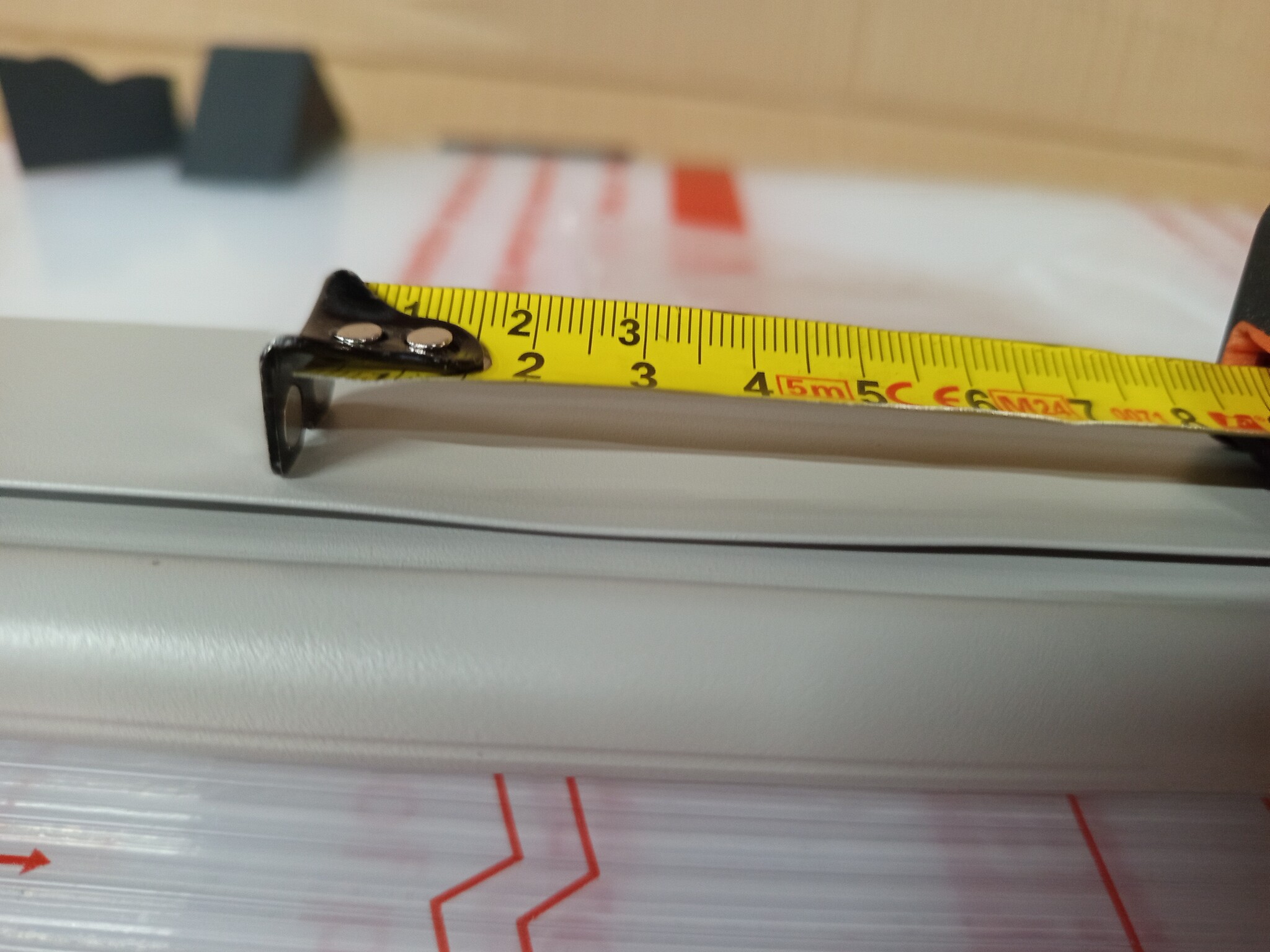 vidaXL Deurluifel 240x100 cm PC grijs | -55%