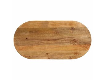 vidaXL Tafelblad Ovaal 120x60 cm Massief Mangohout - 35% Korting!