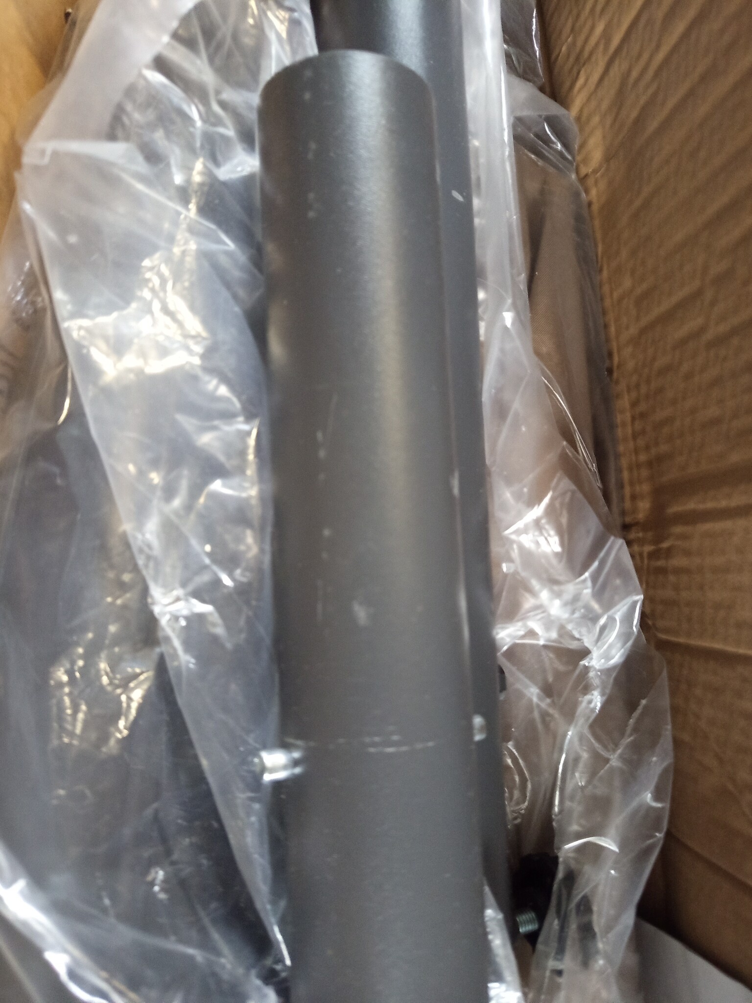 vidaXL Zweefparasol Taupe 250x250 cm - 70% Korting!