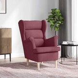 VidaXL Fauteuil Wijnrood - 57% Korting - Comfortabel en Duurzaam