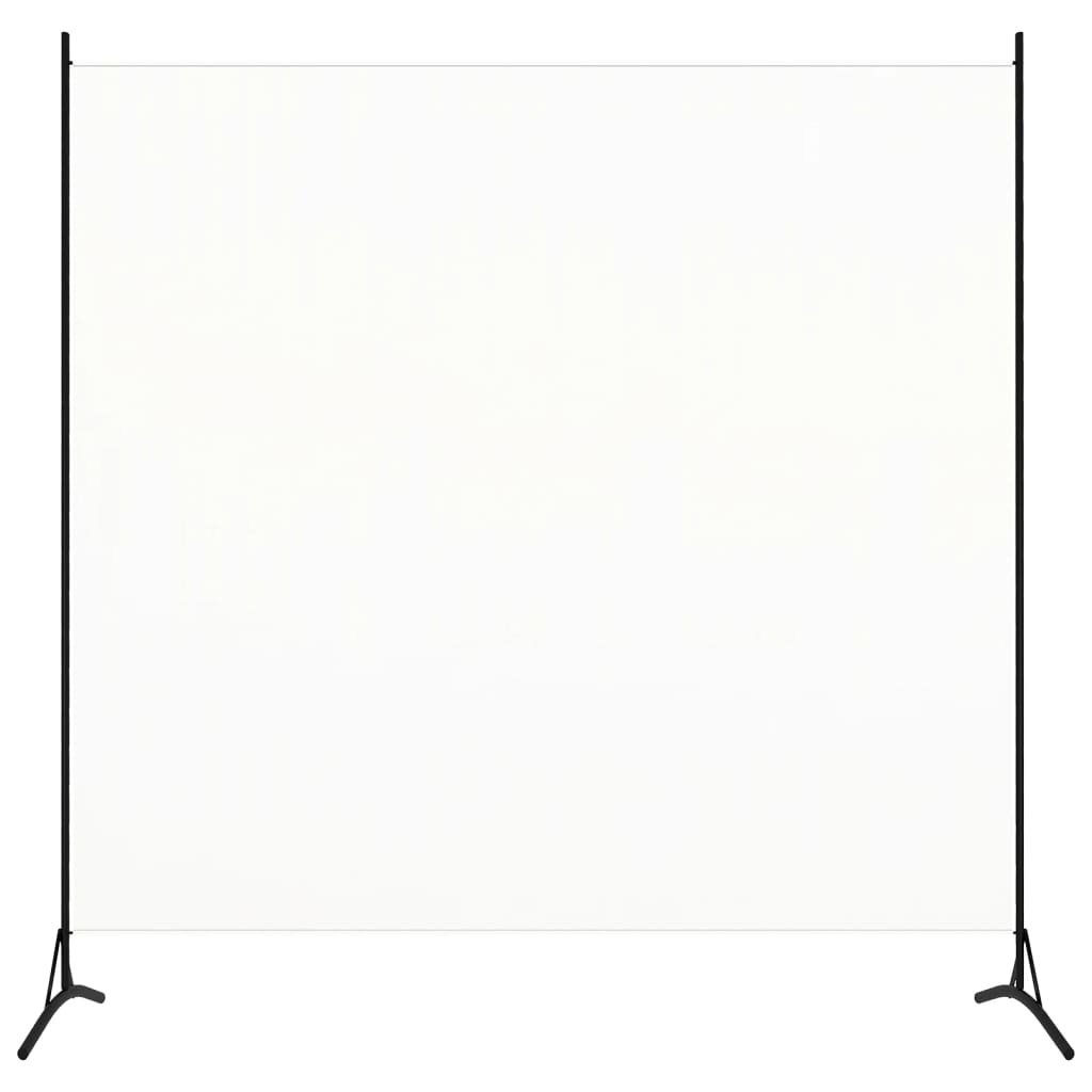 VidaXL Kamerscherm Wit - 175x180 cm - 35% Korting!