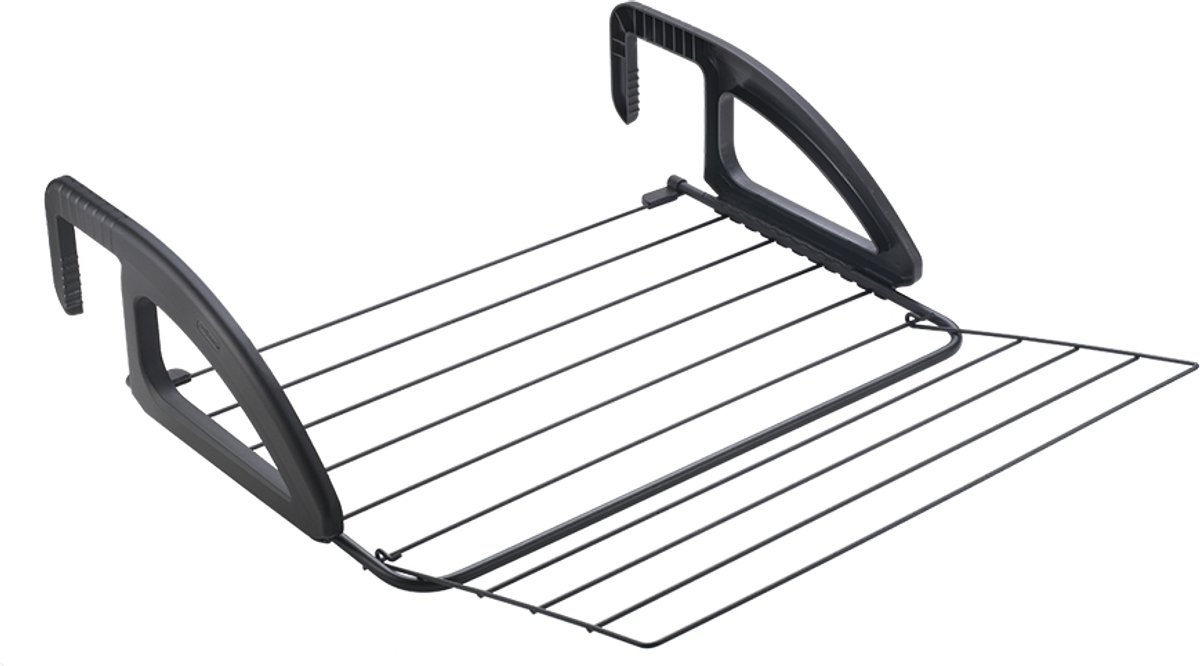 Tomado Bries Hangend Droogrek Zwart - 6m drooglengte - 57% Korting!