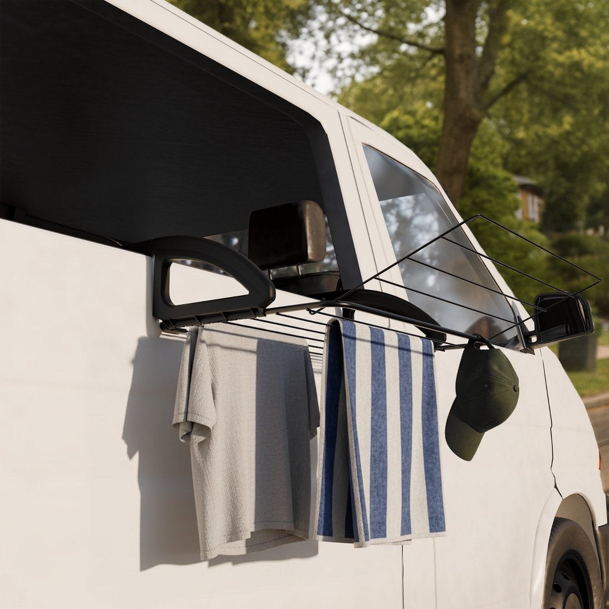 Tomado Bries Hangend Droogrek Zwart - 6m drooglengte - 57% Korting!