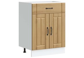 vidaXL Keuken onderkast Lucca | Bewerkte Hout | Artisanaal Eiken | -35%