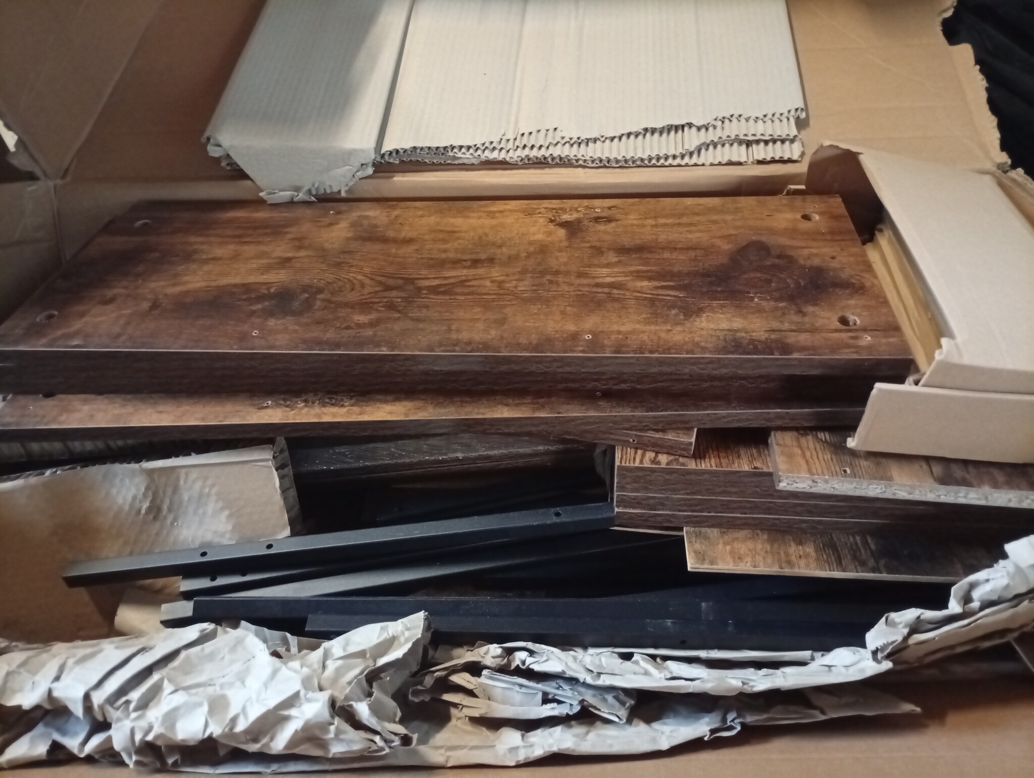 vidaXL TV-meubel 200cm gerookt eiken - 55% korting!