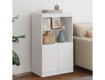 vidaXL Dressoir met LED: 55% Korting - 60,5x37x100 cm Wit