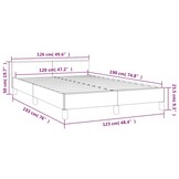 vidaXL Bedframe 120x190 cm Fluweel Donkergroen - 35% Korting!