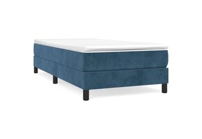 VidaXL Bedframe Donkerblauw Fluweel (100x200cm) - 55% Korting