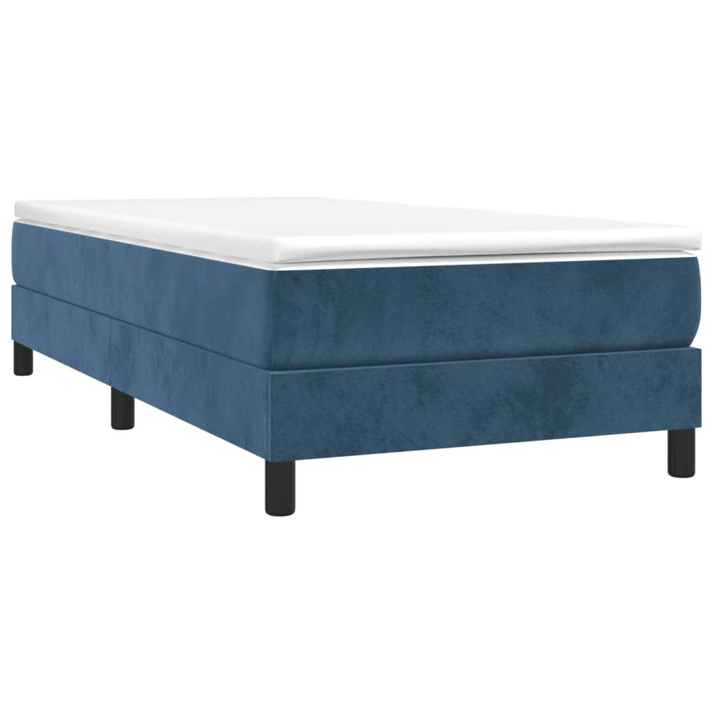 VidaXL Bedframe Donkerblauw Fluweel (100x200cm) - 55% Korting
