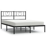 vidaXL Bedframe Metaal Zwart 160x200 cm - 35% Korting!