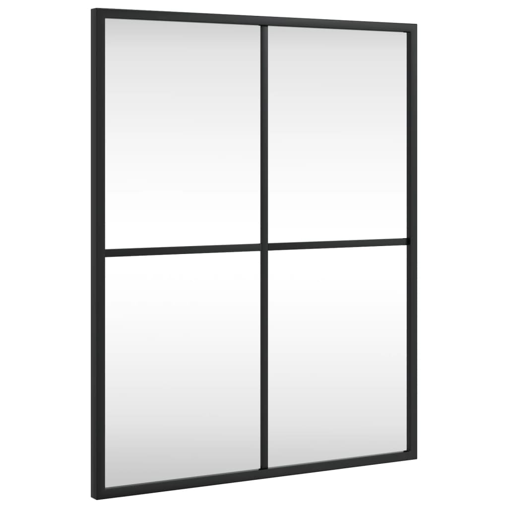 vidaXL Wandspiegel Rechthoekig 40x50 cm IJzer Zwart | Nu -35%