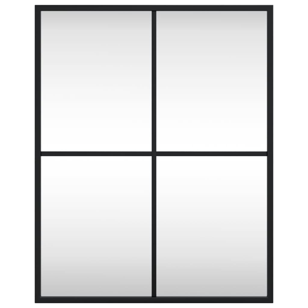 vidaXL Wandspiegel Rechthoekig 40x50 cm IJzer Zwart | Nu -35%