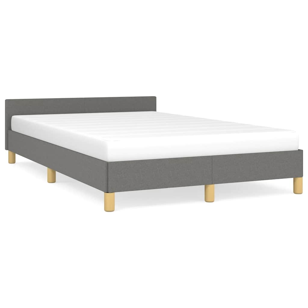 vidaXL Donkergrijs Bedframe 120x200cm Stof - 35% Korting!