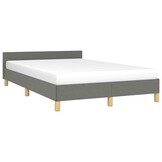 vidaXL Donkergrijs Bedframe 120x200cm Stof - 35% Korting!