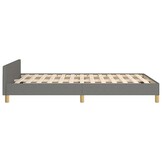 vidaXL Donkergrijs Bedframe 120x200cm Stof - 35% Korting!