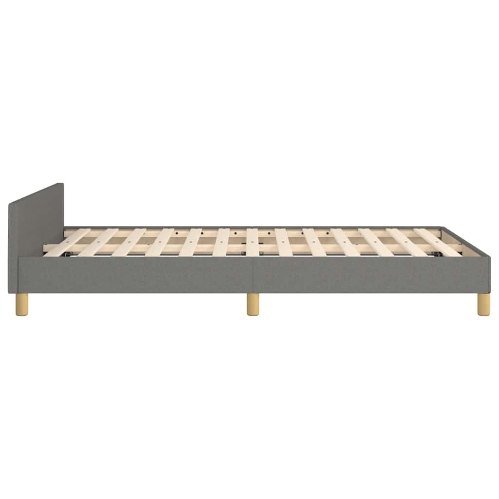 vidaXL Donkergrijs Bedframe 120x200cm Stof - 35% Korting!