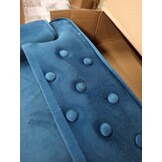 vidaXL Kinderbank Fluweel Blauw - 60% Korting! (90x53x30 cm)