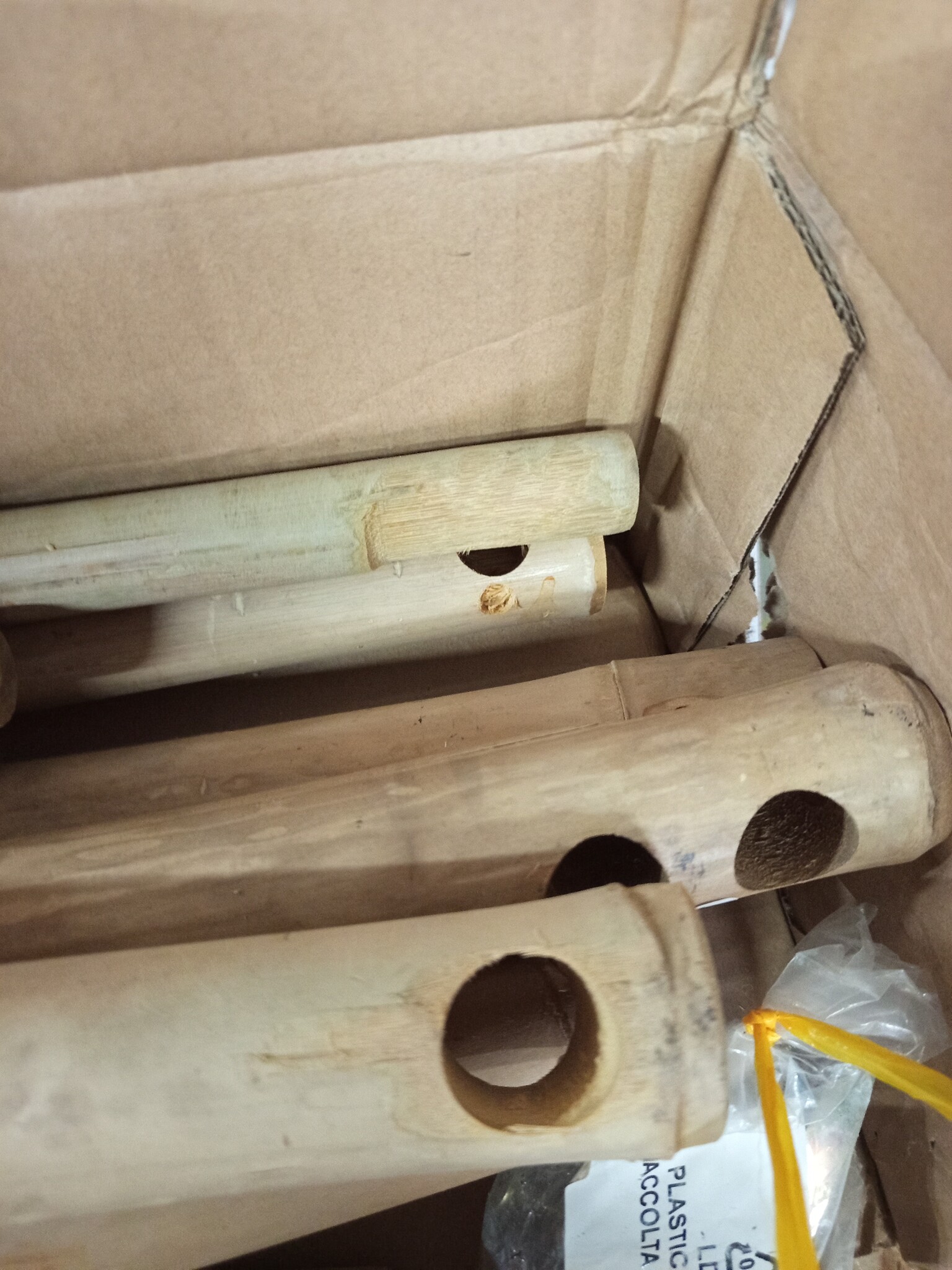 VidaXL Terrasstoel Bamboe & Canvas Crèmewit - 55% Korting!