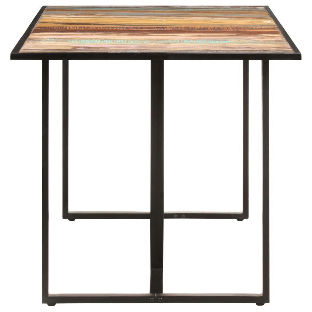 vidaXL Eettafel 160 cm | 35% Korting | Massief Gerecycled Hout