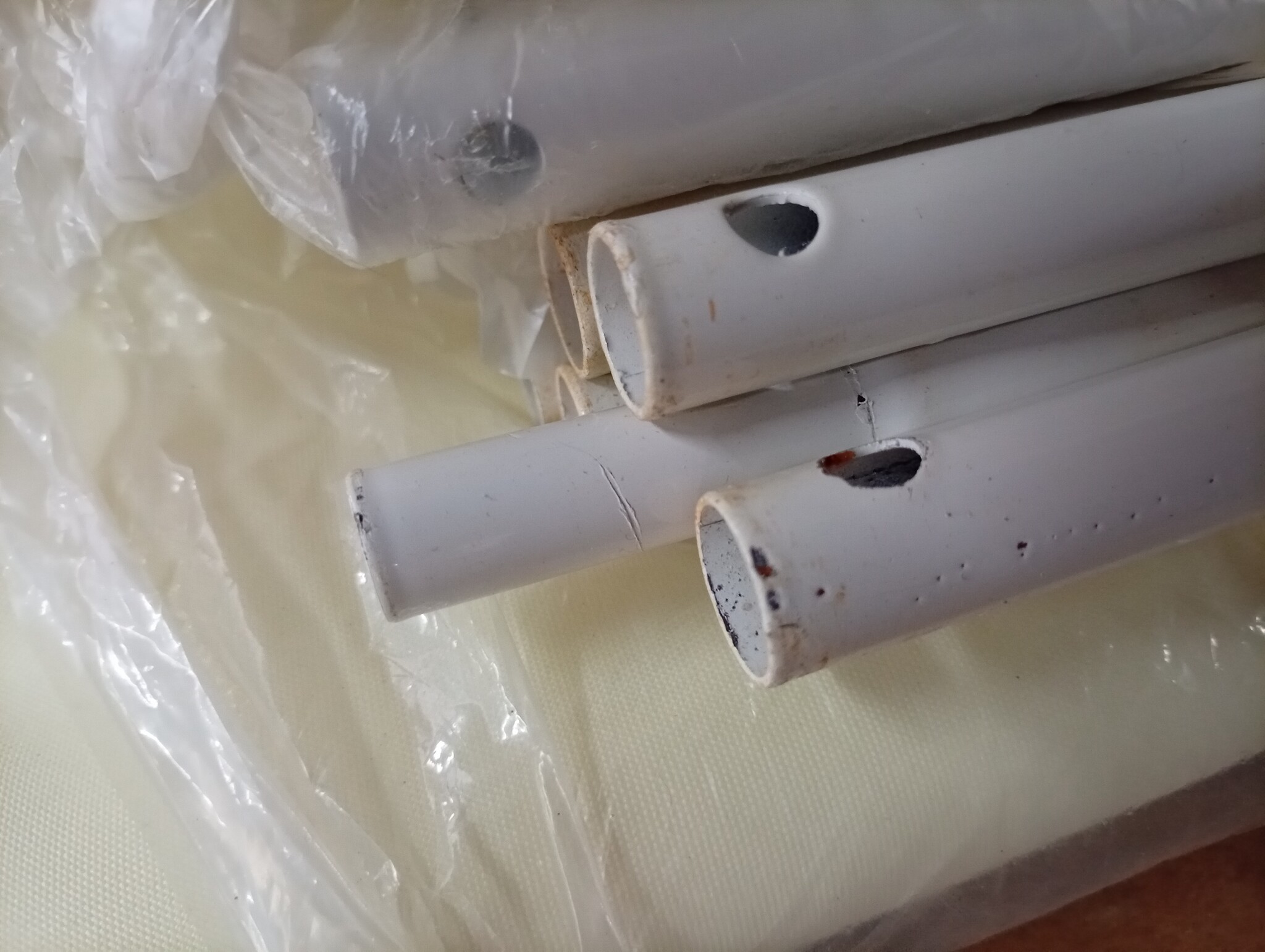 vidaXL Terrasscherm inklapbaar 200 cm Crème - 70% Korting!