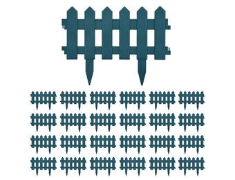 vidaXL Gazonranden 25 st 10m PP Groen - 42% Korting!
