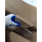 vidaXL Eettafel 140cm - Bewerkt Hout Artisanaal Eikenkleurig - 60% Korting