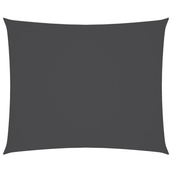 vidaXL Zonnescherm Rechthoekig 5x6m Oxford Stof Antraciet - 53% Korting!
