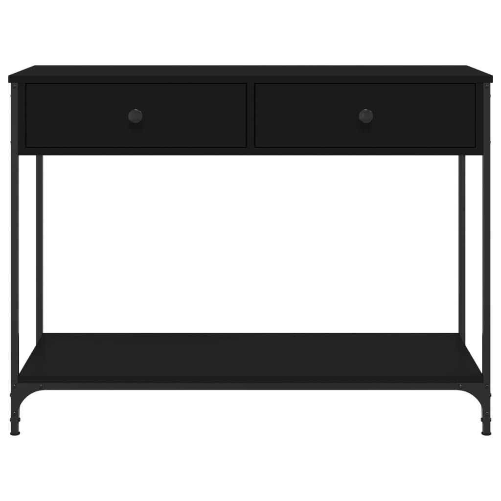 vidaXL Wandtafel 100x34,5x75 cm Zwart - Nu 30% Korting!