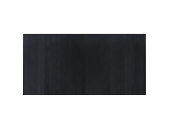 vidaXL Bamboe Vloerkleed 100x200 cm Zwart - 55% Korting