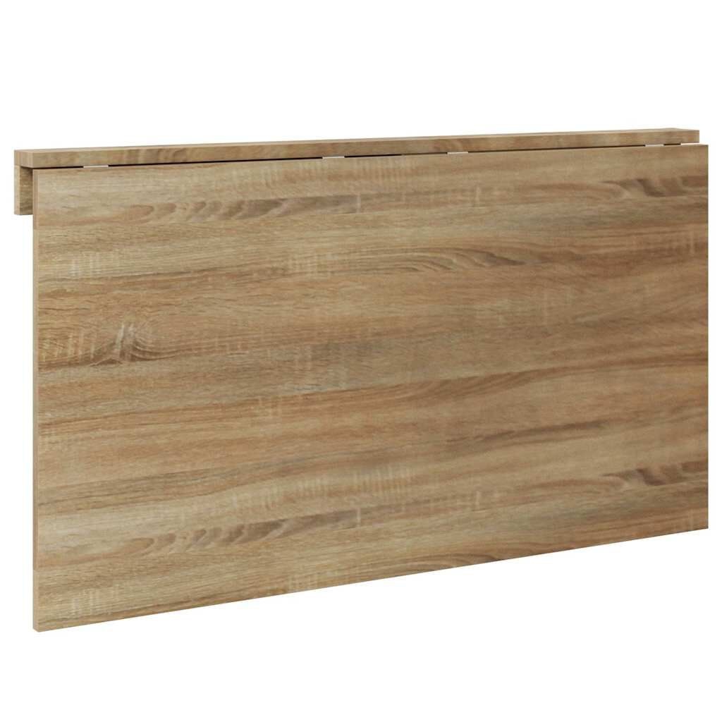 Inklapbare Wandtafel VidaXL (100x60 cm) Eiken - 35% Korting!