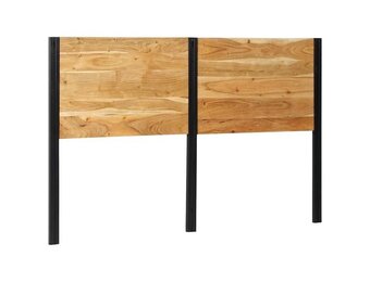 vidaXL Hoofdeinde 160 cm Massief Acaciahout & IJzer - 35% Korting