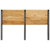 vidaXL Hoofdeinde 160 cm Massief Acaciahout & IJzer - 35% Korting
