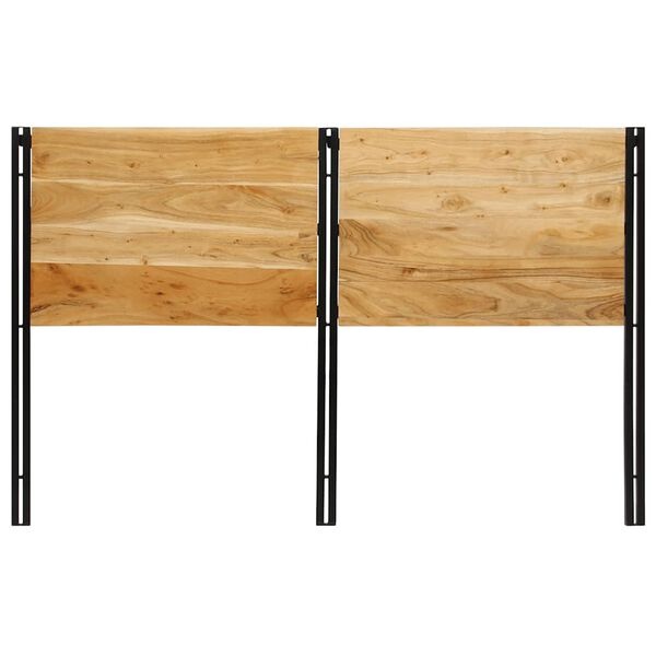 vidaXL Hoofdeinde 160 cm Massief Acaciahout & IJzer - 35% Korting