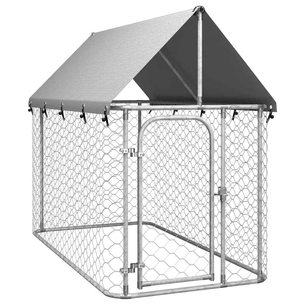 vidaXL Hondenkennel met Dak 200x100x150 cm | -35% Retourdeal