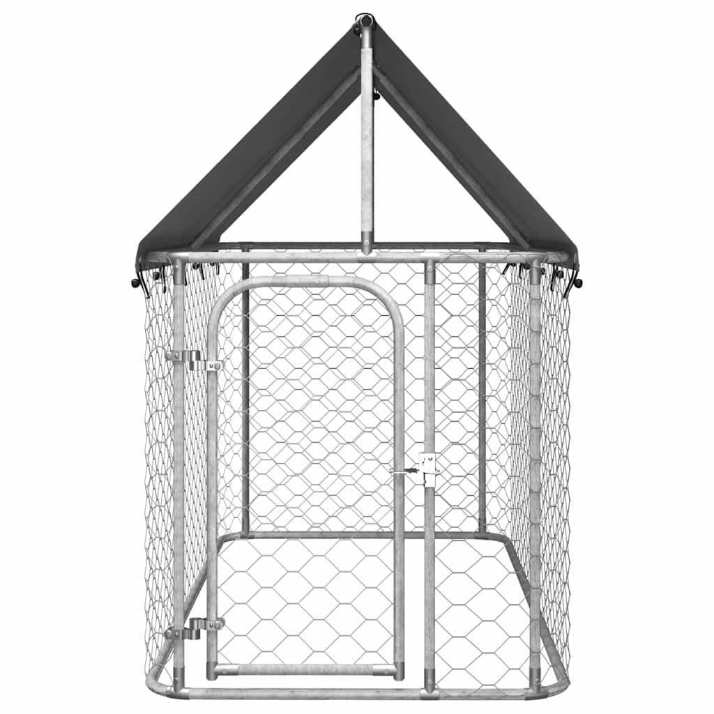 vidaXL Hondenkennel met Dak 200x100x150 cm | -35% Retourdeal