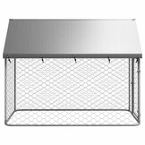 vidaXL Hondenkennel met Dak 200x100x150 cm | -35% Retourdeal